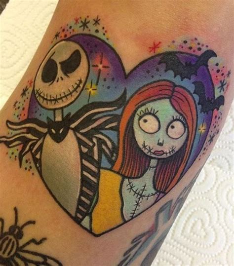 100 Unique Jack And Sally Tattoos The Nightmare Before Christmas Artofit