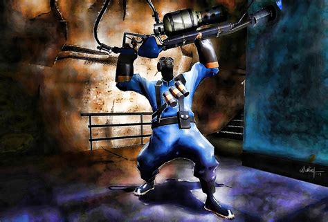 Team Fortress 2 Pyro Blue By Carlibux On Deviantart