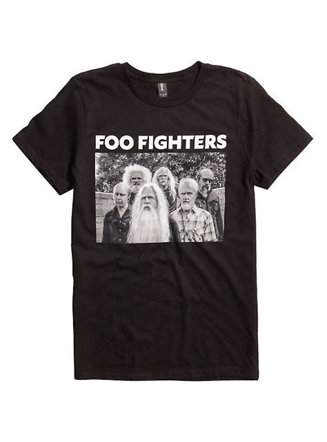 Foo Fighters Old Men T Shirt Black Cool Graphic Tees Mens Graphic Tee Music Tees Foo