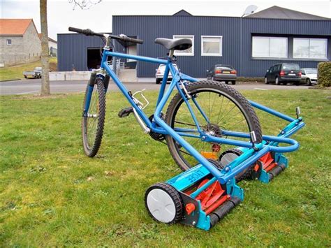 Prototype Vélo Tondeuse Byke Ecology Lawn Mower Mower Lawn