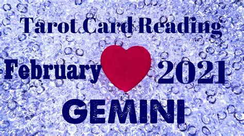 Tarot Card Reading For Gemini February 2021 Youtube