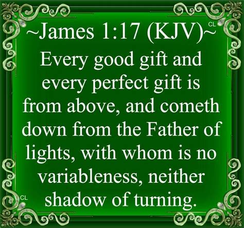 James 117 Kjv Every Good T King James Bible Verses Bible Verses