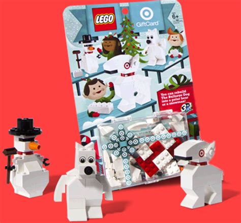 Gift cards make great surfboards for minifigures. 4659758 Target Official North Pole Builder's Guide Gift ...
