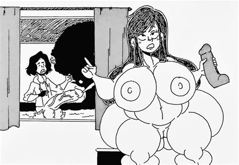 Rule 34 Big Ass Big Breasts Big Penis Black And White Bouncy Streets Comic Dildo Endy