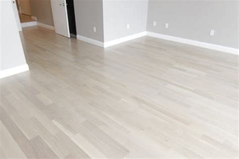 Staining wood floors with pickling stain. Hardwood Flooring Trends for 2020 | White wood floors ...