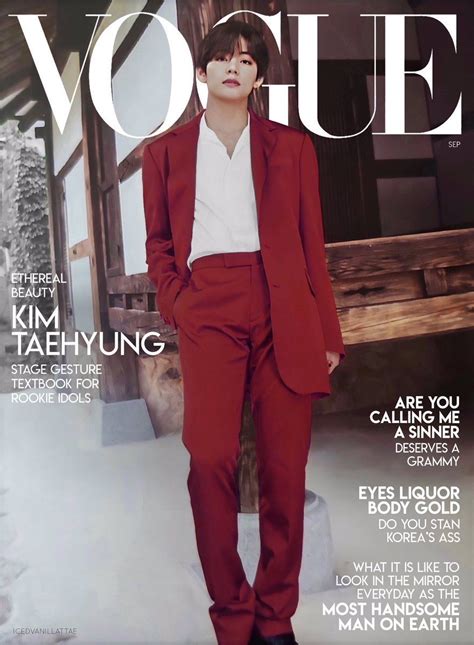 Taehyung Vogue Taehyung Vogue Korea Most Handsome Men