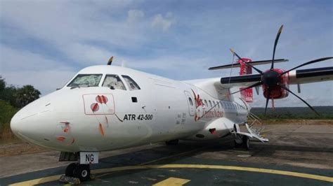Pesawat Baru Atr 42 500 Trans Nusa Layani Rute Makassar Toraja Selama