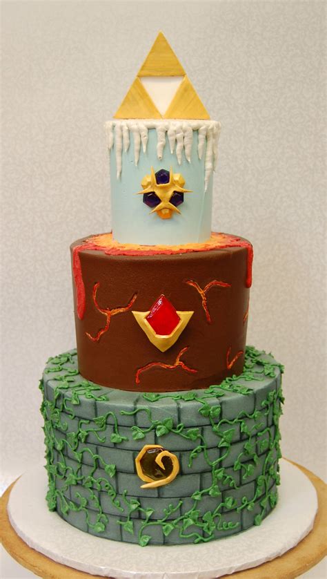 Zelda Inspired Wedding Cake So Cool Zeldacake Linkcake