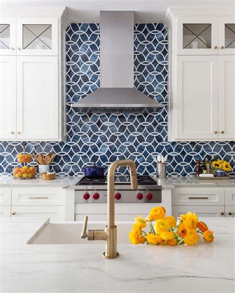 Blue Decorative Kitchen Tiles