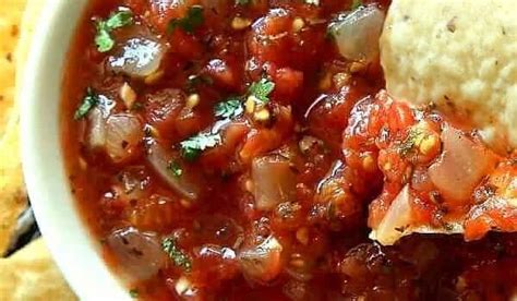 Healthy Chunky Tomato Salsa Great For A Busy Lifestyle Daily Cooking