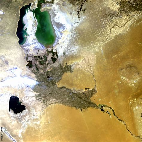 Esa Aral Sea Meris 17 June 2003