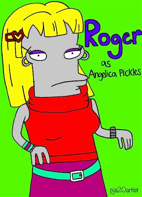 Roger As Angelica Pickles By Pja20artist On Deviantart