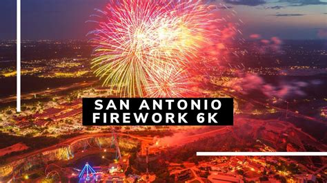 6k Fireworks In San Antonio Youtube