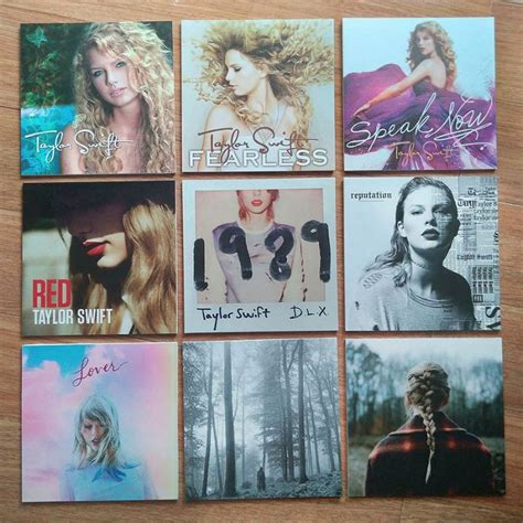 Taylor Swift Singlealbum Covers Vinyl Style Uv Print On Sintra