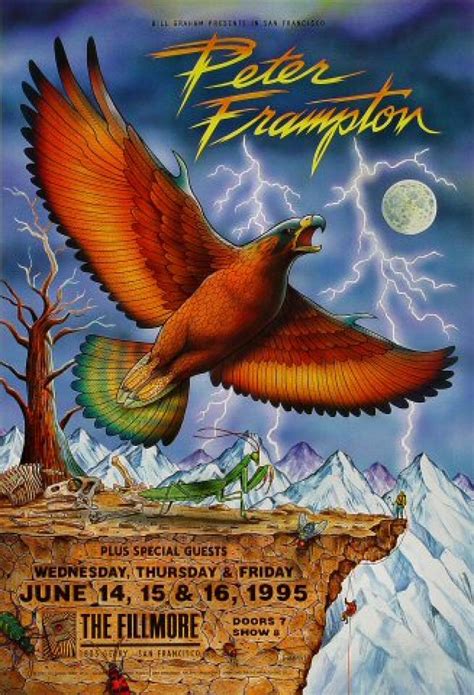 Peter Frampton Vintage Concert Poster from Fillmore Auditorium, Jun 14 ...