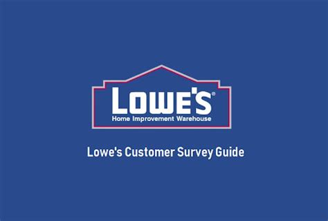 How To Take Part In The Online Lowes Survey Top List Brands