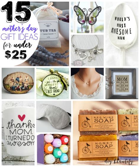 25 best gifts under $25 for everyone on your shopping list. Mother's Day Gift Ideas Under $25 | DIY beautify