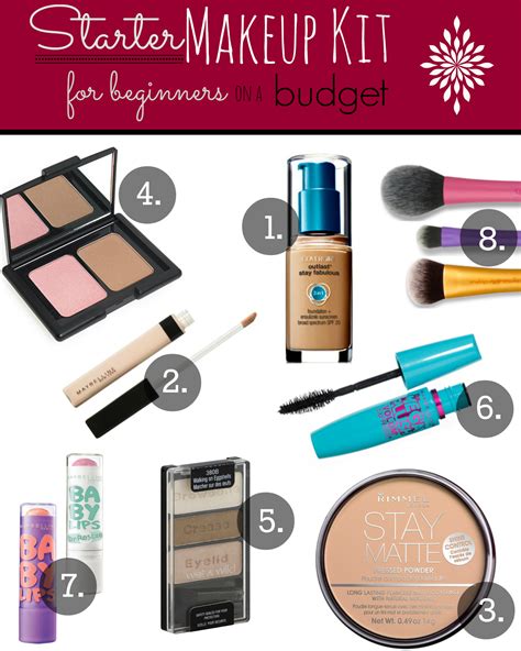 Makeup Kit For Beginners List Makeup Vidalondon
