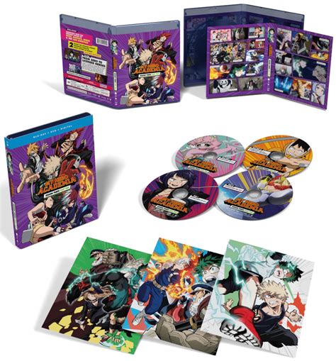 My Hero Academia Limited Edition Blu Ray Box Sets Season 1 2 And 4