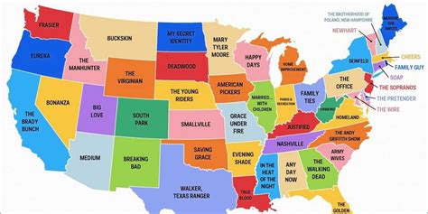 This Map Shows The Most Popular Tv Show Set In Every State Most