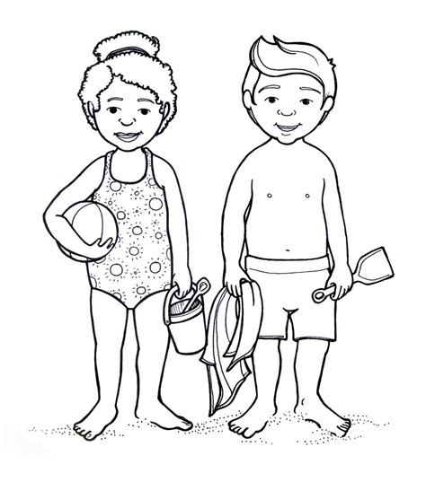 Body Parts For Kids Coloring Pages At Free Printable