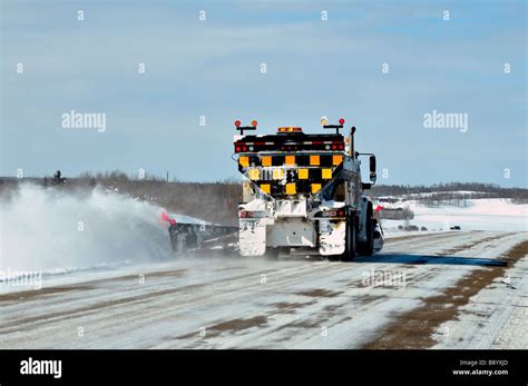 Snow Plow Plowing Highway Hi Res Stock Photography And Images Alamy