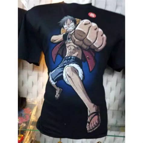 Kaos Gambar One Peace Kaos Distro One Piece Luffy Kaos One Piece