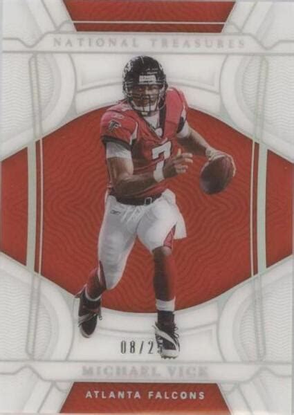 Panini National Treasures Holo Silver Michael Vick For