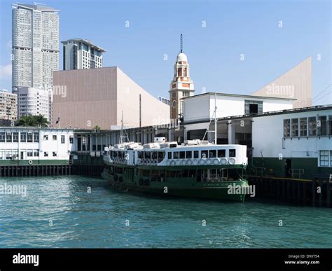 Dh Star Ferry Pier Tsim Sha Tsui Hong Kong Star Ferry Vessel Alongside