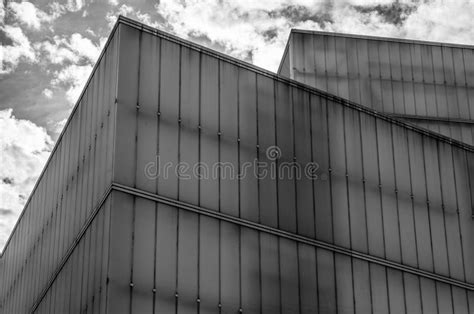 Black And White Architectural Detail Of Barcelo Market In Madrid
