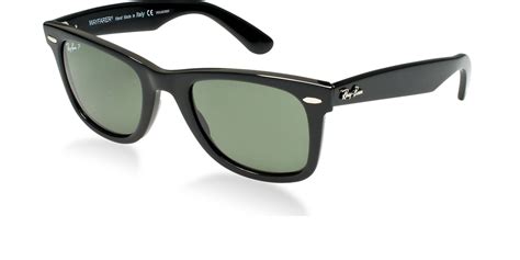 Ray Ban Rb2140 90158 Black Polarized Classic Wayfarer Sunglasses Lux