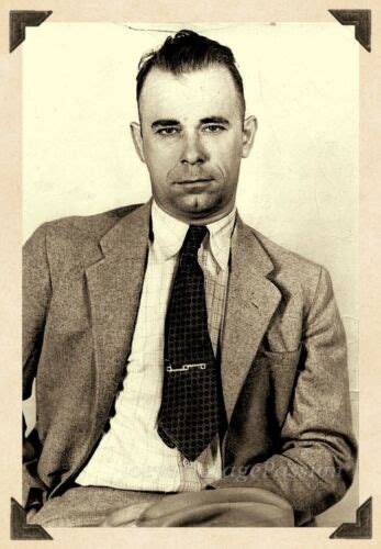 1930s John Dillinger Bank Robber Mugshot Public Enemy 1 4x6 Reprint