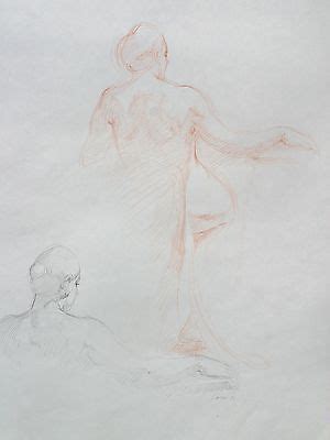 Miriam Slater Pencil Drawing Of Female Model
