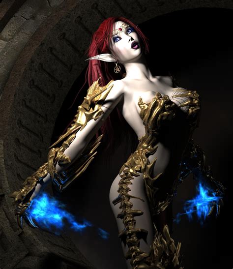 Sexy Fantasy Vamp Elfen As Witchblade 001 By Evinessa On Deviantart