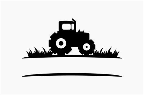 Tractor Monogram Graphic By Berridesign · Creative Fabrica