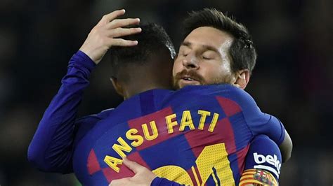 Lionel Messi Is Ansu Fati S Soccer Father At Barcelona