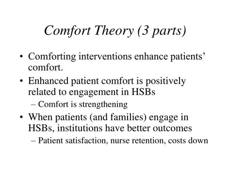 Ppt Comfort Theory 101 Powerpoint Presentation Free Download Id