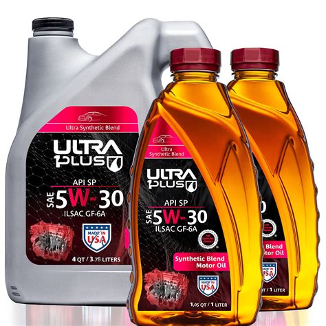 Ultra1plus™ Sae 5w 30 Synthetic Blend Motor Oil Api Sp Ilsac Gf 5