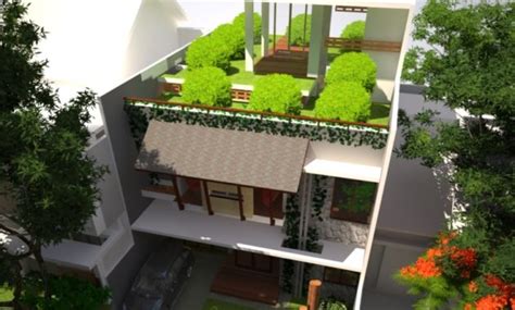 Memiliki taman di rumah tentu menyenangkan. 15 Denah Rumah Minimalis 2 Lantai Terbaru 2018 - Oliswel