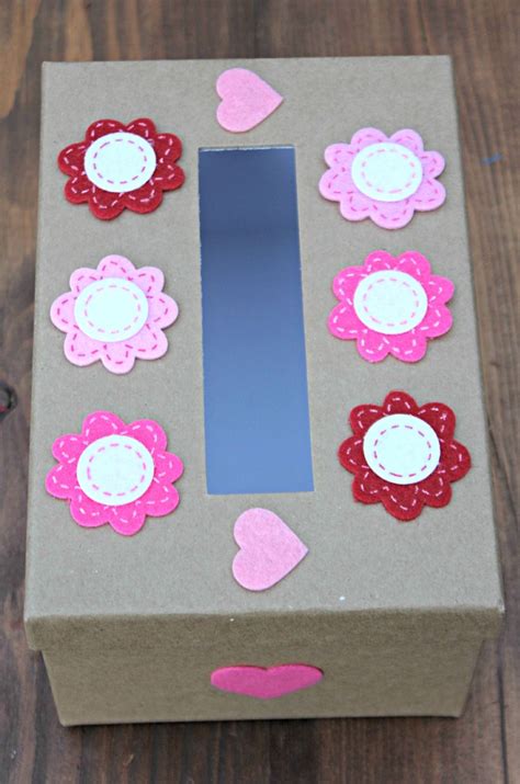 Diy Valentines Day Box Bonbon Rose Girls Valentine Day Boxes