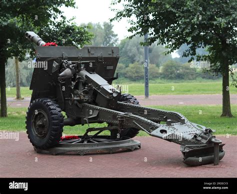 17 Pounder Guns Anti Tank That Was Used In The Battle Of Arnhem In