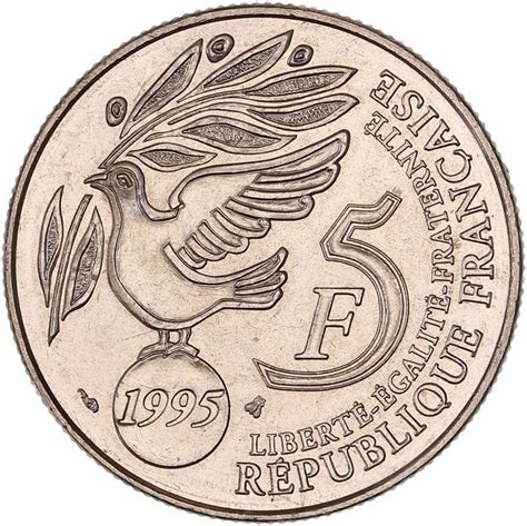 France Fifth Republic 5 Francs 1995 Cinquantenaire De Catawiki