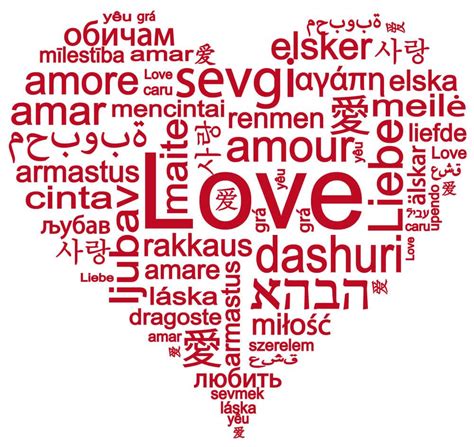 How To Say Love In Different Languages