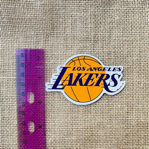 Nba La Los Angeles Lakers Stickers Pack Raptors For Laptop Etsy