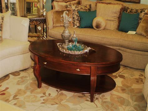 Coffee table, pewter coffee table, rectangular coffee table. Hammary Oval Coffee Table | Coffee table, Classic home ...