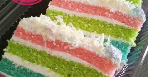 Resep Rainbow Cake Kukus Nyliem Oleh Maryam Shalihatunnisa Cookpad