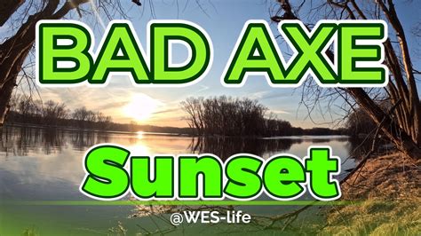 Bad Axe Sunset Youtube
