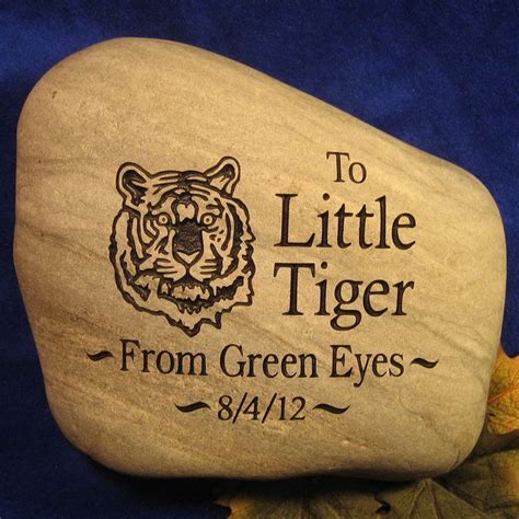 Standard And Custom Engraved Garden Stones Rock It Creations Stone