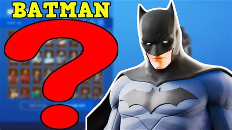 Best Skin In Fortnite Batman 6 Best Batman Skin Combos Youtube