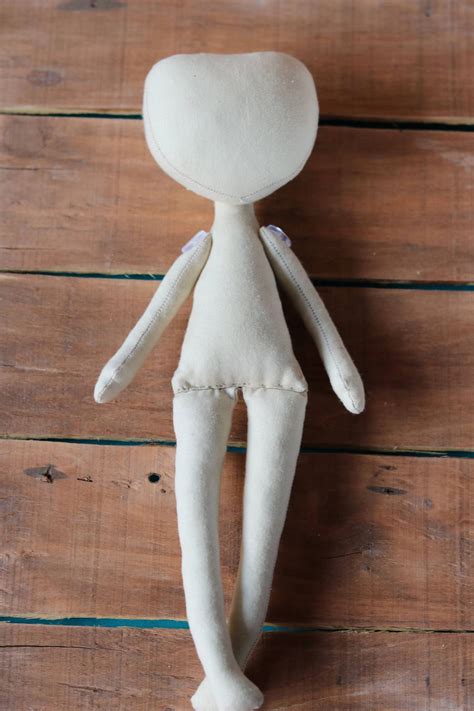 pdf sewing tutorialpattern textile doll body 25сm 9in etsy textile doll body cloths doll